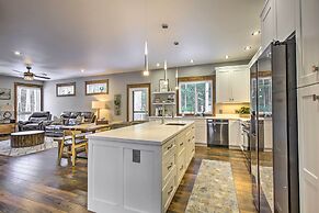 Modern-chic Interlochen Home w/ Deck & Game Room!