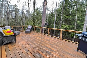 Modern-chic Interlochen Home w/ Deck & Game Room!