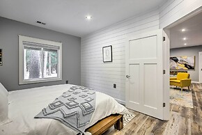 Modern-chic Interlochen Home w/ Deck & Game Room!