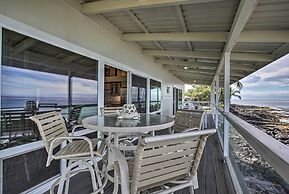 Oceanfront Kona Home w/ Beach Access & Views!