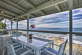 Oceanfront Kona Home w/ Beach Access & Views!