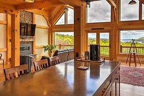 Naples Cabin w/ Lake Views & Wraparound Deck!