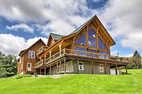Naples Cabin w/ Lake Views & Wraparound Deck!