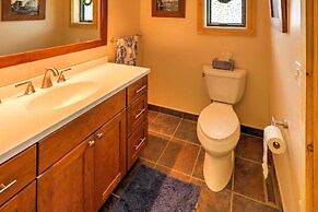 Naples Cabin w/ Lake Views & Wraparound Deck!