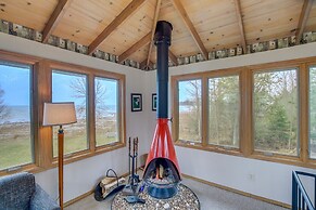 Serene Lakefront Baileys Harbor Home w/ Deck!