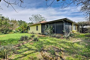 St Augustine Island Home w/ Patio, Walk to Beach!