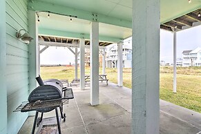 Breezy Galveston House w/ 2 Decks & Ocean Views!