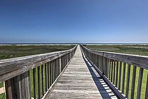 Breezy Galveston House w/ 2 Decks & Ocean Views!