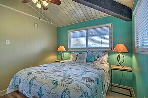 1/2 Mi to Beach: Canal-front Galveston Home!