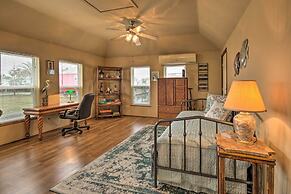 1/2 Mi to Beach: Canal-front Galveston Home!