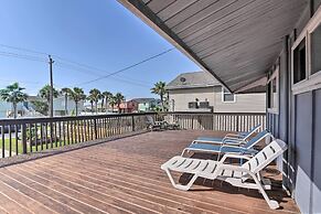 1/2 Mi to Beach: Canal-front Galveston Home!