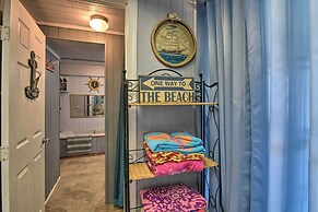 1/2 Mi to Beach: Canal-front Galveston Home!