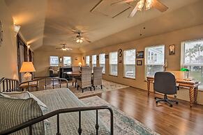 1/2 Mi to Beach: Canal-front Galveston Home!