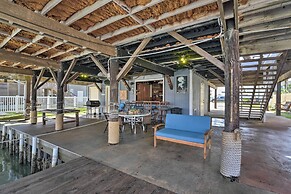 1/2 Mi to Beach: Canal-front Galveston Home!