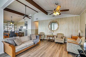 Steps to Beach: Home w/ Deck in Galveston!