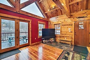Ski Lodge Mtn Retreat w/ Fire Pit, Deck & Views!
