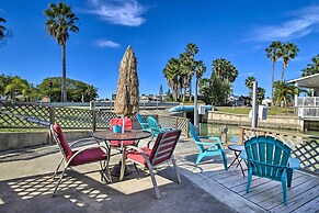 Furnished Deck: Waterfront Port Isabel Cottage!