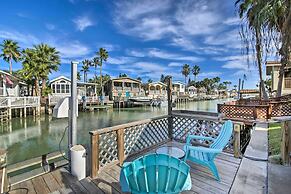 Furnished Deck: Waterfront Port Isabel Cottage!
