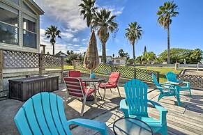 Furnished Deck: Waterfront Port Isabel Cottage!