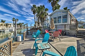 Furnished Deck: Waterfront Port Isabel Cottage!