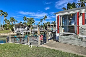 Furnished Deck: Waterfront Port Isabel Cottage!