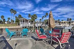 Furnished Deck: Waterfront Port Isabel Cottage!