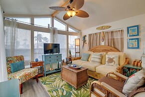 Furnished Deck: Waterfront Port Isabel Cottage!