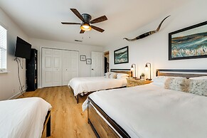 Modern Fischer House w/ Deck, Fire Pit & Hot Tub!