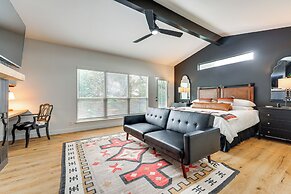 Modern Fischer House w/ Deck, Fire Pit & Hot Tub!