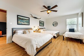 Modern Fischer House w/ Deck, Fire Pit & Hot Tub!