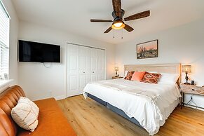 Modern Fischer House w/ Deck, Fire Pit & Hot Tub!