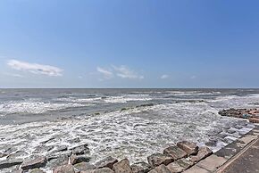 Pool View & Walk to Beach: Modern Galveston Condo!