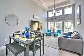 Pool View & Walk to Beach: Modern Galveston Condo!