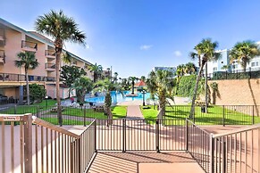 Pool View & Walk to Beach: Modern Galveston Condo!