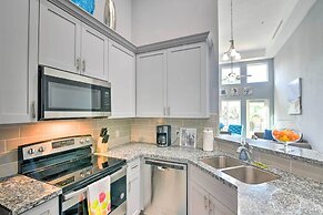 Pool View & Walk to Beach: Modern Galveston Condo!