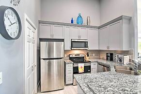 Pool View & Walk to Beach: Modern Galveston Condo!