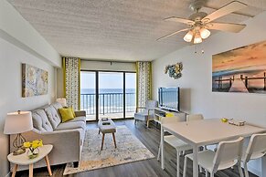 Bright Galveston Condo w/ Ocean View & Balcony!