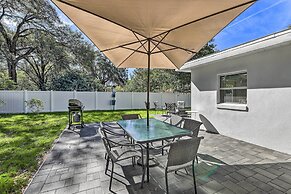 Chic Home w/ Fire Pit & Patio, Walk to Lake!