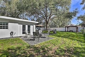 Chic Home w/ Fire Pit & Patio, Walk to Lake!
