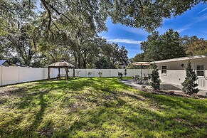 Chic Home w/ Fire Pit & Patio, Walk to Lake!