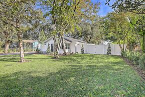 Chic Home w/ Fire Pit & Patio, Walk to Lake!