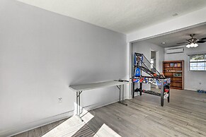 Chic Home w/ Fire Pit & Patio, Walk to Lake!