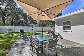 Chic Home w/ Fire Pit & Patio, Walk to Lake!