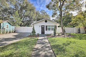 Chic Home w/ Fire Pit & Patio, Walk to Lake!