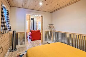 Picturesque Alma Log Cabin w/ Deck & Grill!