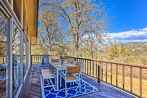 Lovely Oakhurst Cabin w/ Deck & Mtn Views!
