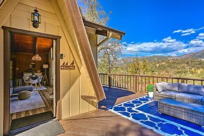 Lovely Oakhurst Cabin w/ Deck & Mtn Views!