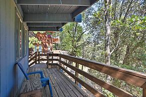 1 Mi to Lake Gregory: Mtn-view Cabin w/ Deck