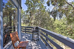 1 Mi to Lake Gregory: Mtn-view Cabin w/ Deck