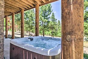 Quiet Ruidoso Cabin w/ Deck & Private Hot Tub